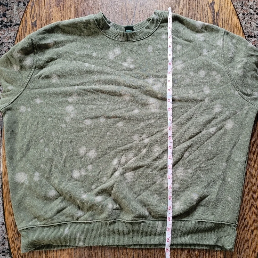 Wild Fable Green Tie Dye Pullover Sweatshirt Size Women's Small - Picture 6 of 8